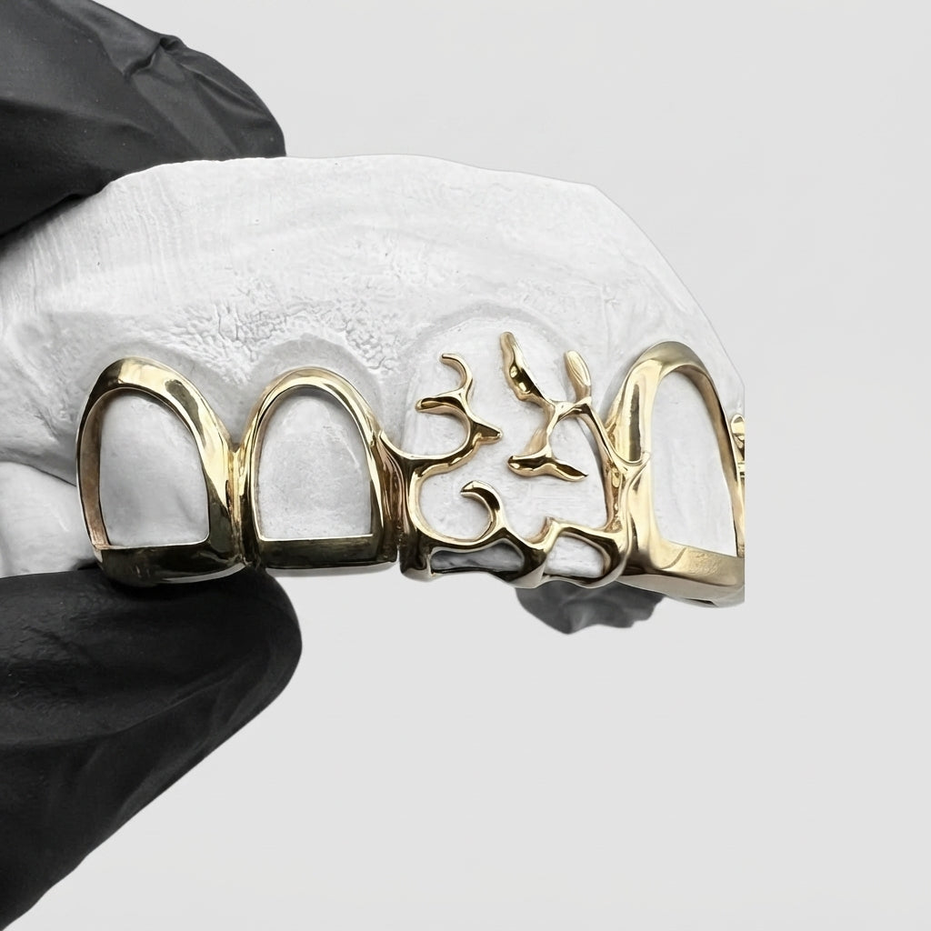 Open and root Grillz