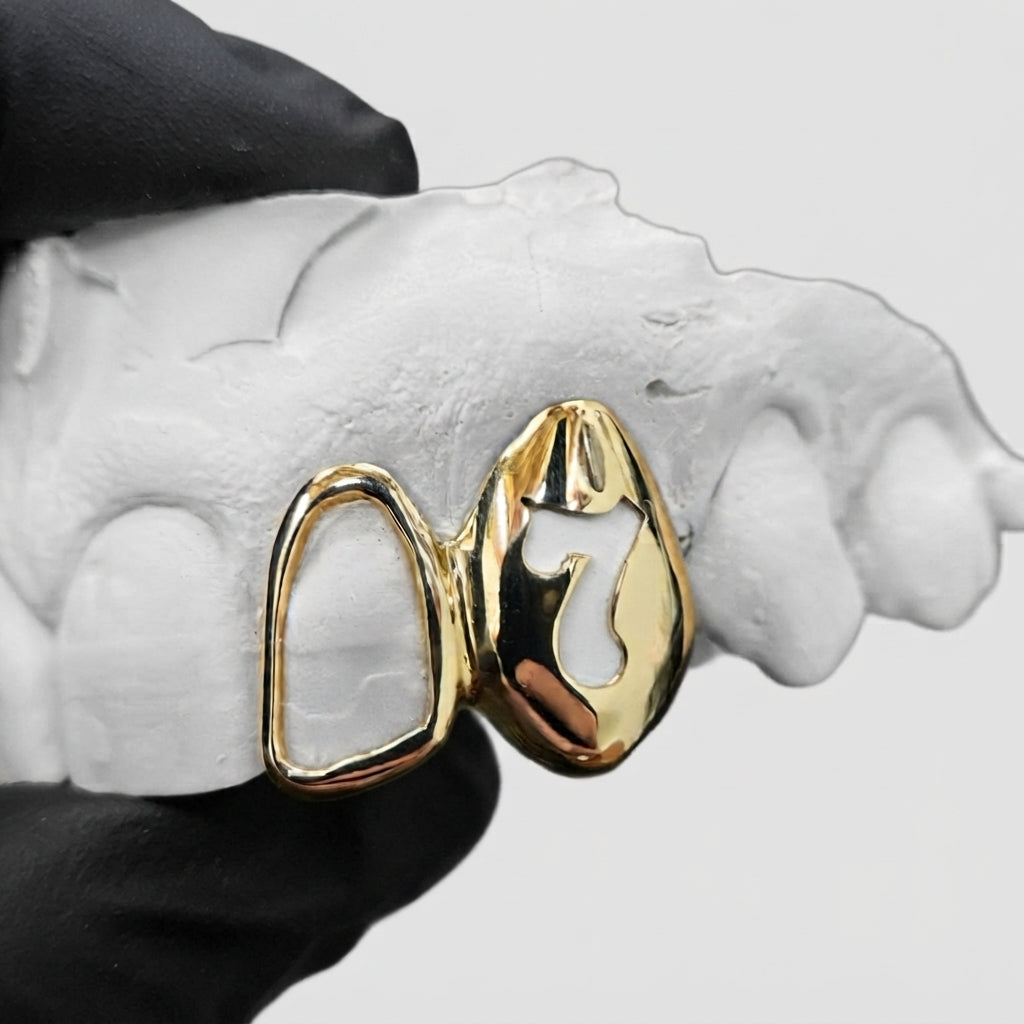 Open and number Grillz