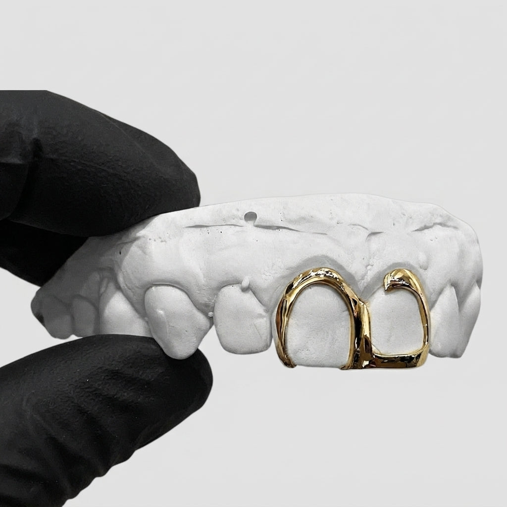 Semi-contoured grillz