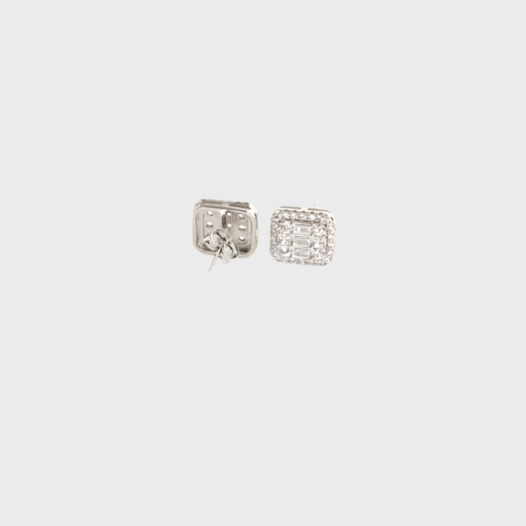square earring Baguette